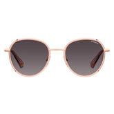 Polaroid Rose Gold Metal Sunglasses